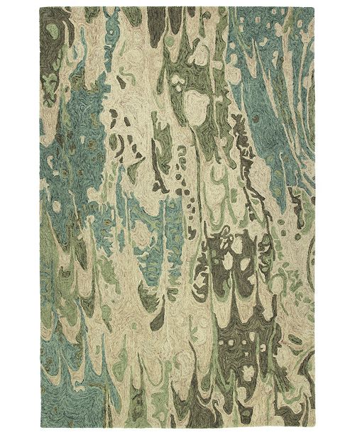 Kaleen Marble Mbl05 50 Green 8 X 11 Area Rug Reviews Rugs Macy S