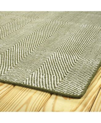 Kaleen Ziggy ZIG01-23 Olive 5' x 7'6" Outdoor Area Rug