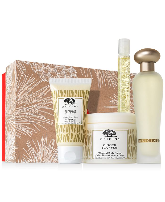 Origins 4-Pc. Ginger Joy Bath & Body Must-Haves Set, Created for Macy's ...