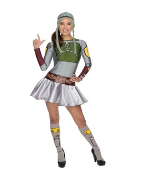BuySeason Women's Star Wars Female Boba Fett Costume
