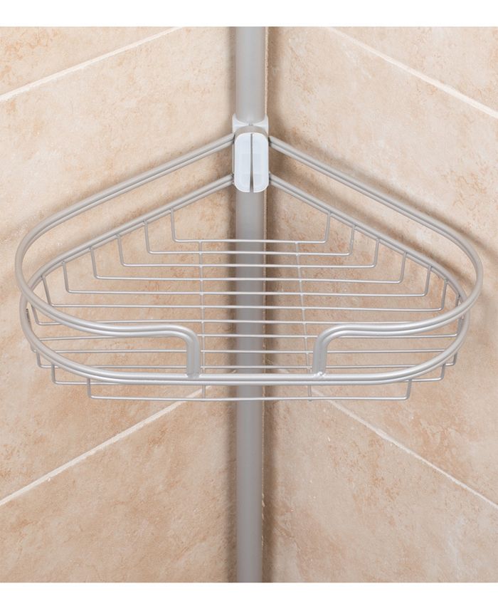Richards Homewares ESatin Steel Tension Shower Caddy Macy's