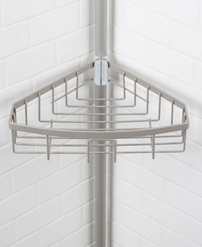 Richards Homewares ESatin Nickle Steel Tension Shower Caddy Macy's