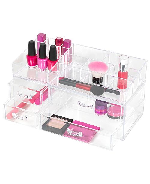 Richards Homewares Cleary Chic Long Narrow 4 Drawer Organizer