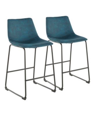 Lumisource - Duke Counter Stool, Quick Ship (Set of 2)