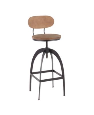 Lumisource - Dakota Bar Stool, Quick Ship
