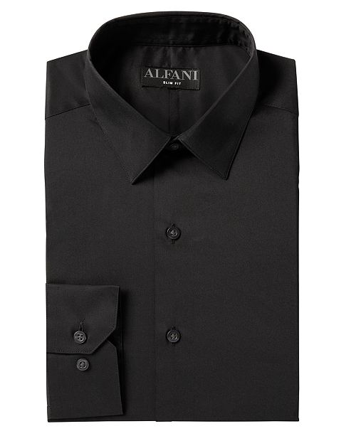 Alfani Alfani Men's AlfaTech Solid Dress Shirt, Created for Macy's ...