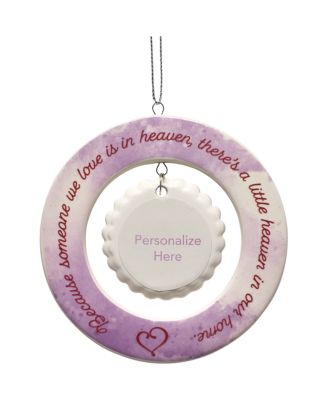 Ne'Qwa - 191444 Because Someone We Love Is In Heaven There's A Little Heaven In Our Home Ceramic Memorial Ornament