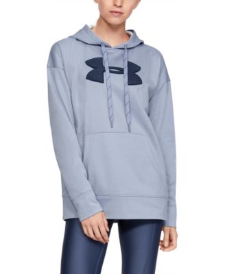 under armour hoodie women blue