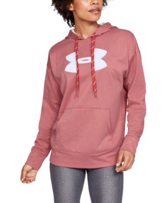 light pink under armour hoodie