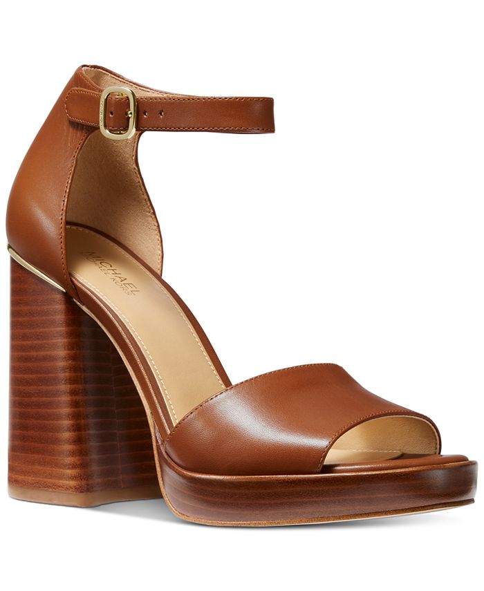 Michael Kors Amal Platform Dress Sandals & Reviews - Sandals - Shoes -  Macy's