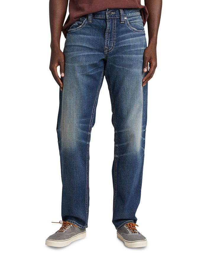 Silver Jeans Co. Men's Eddie RelaxedFit Tapered Jeans Macy's