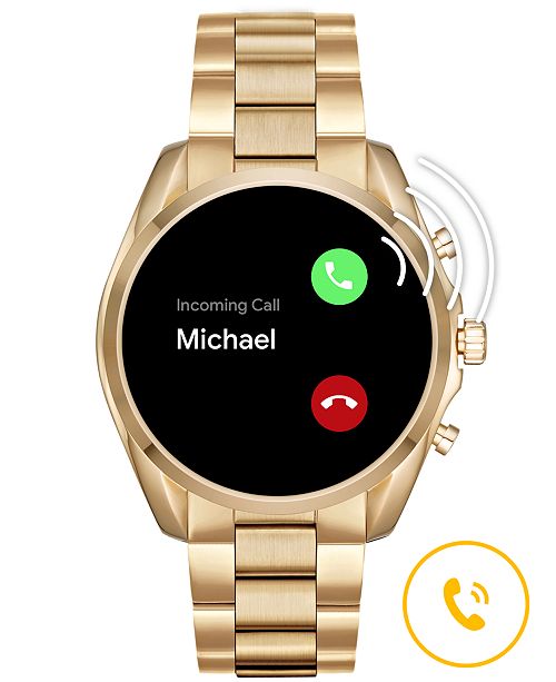 Michael Kors Access Gen 5 Bradshaw Gold Tone Stainless Steel