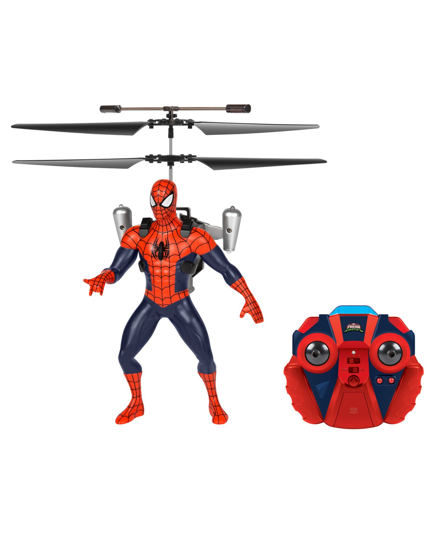 Детская игрушка World Tech Toys Marvel Licensed Ultimate Spider-Man Vs the Sinister Jetpack Helicopter — фото 1