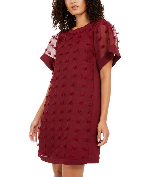 Alfani Textured Dot A Line Dress Created For Macy S Reviews