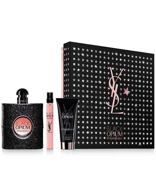 Yves Saint Laurent 3 Pc Black Opium Eau De Parfum Gift Set