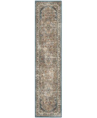Orian Rugs CLOSEOUT! Orian Alexandria Kerman Estate Blue Thatch Rug