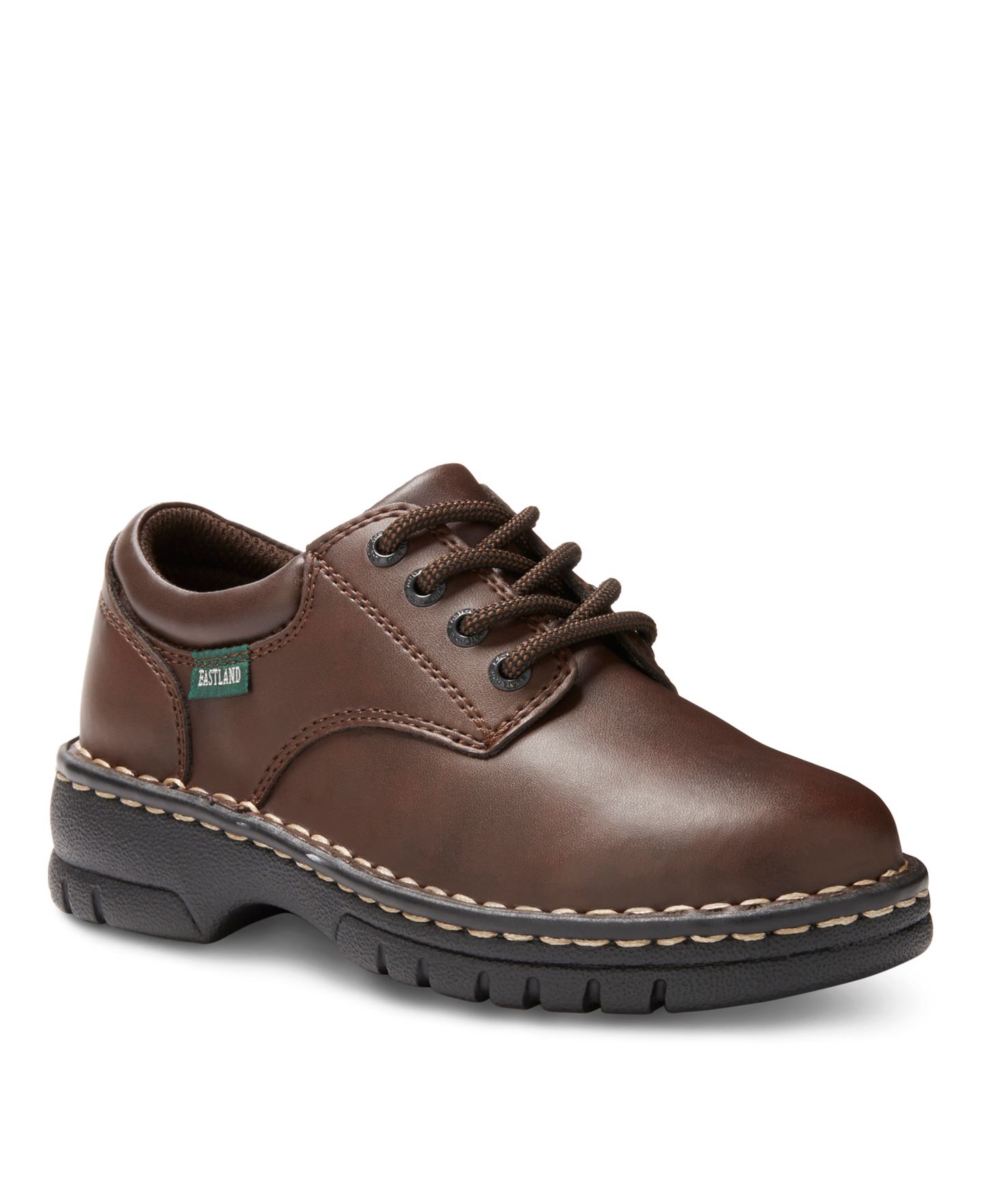 Обувь Eastland Shoe Eastland Big Kid Boys Plainview Oxford Shoes, цвет: Коричневый — фото 1