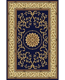 CLOSEOUT! 1419/1340/NAVY Navelli Blue 3'3" x 5'4" Area Rug