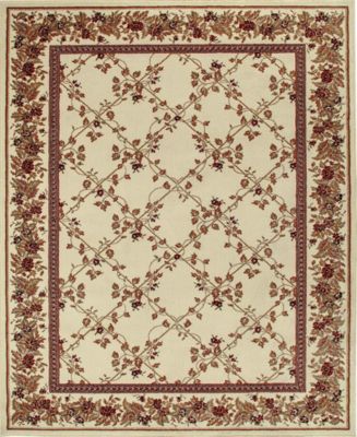 CLOSEOUT! KM Home 1590/2001/IVORY Pesaro Ivory 3'3