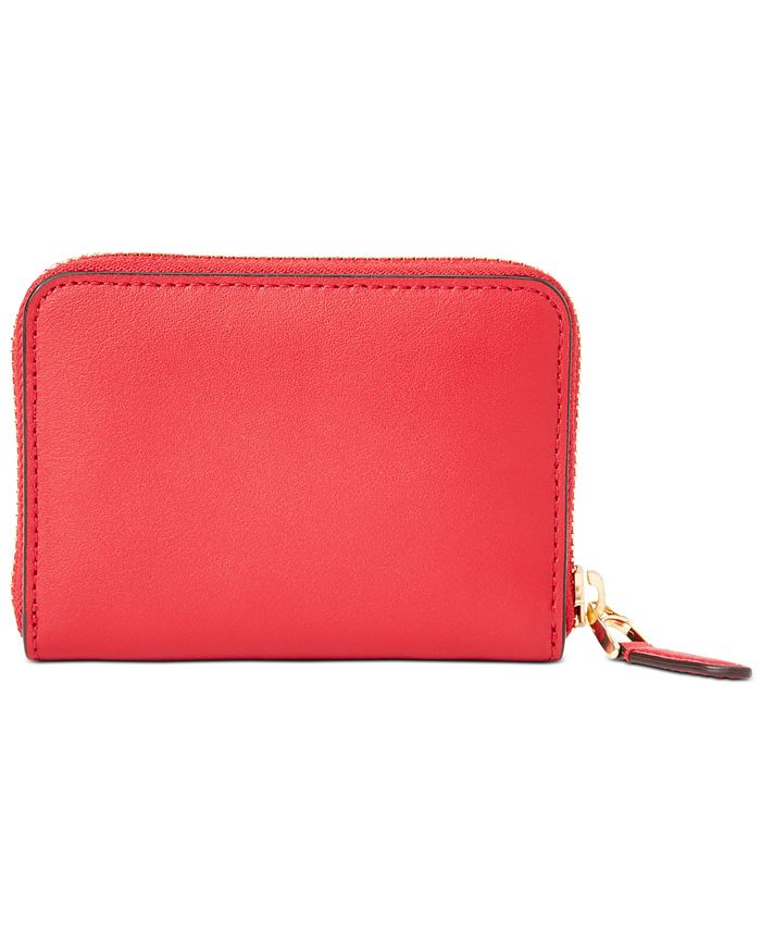 Lauren Ralph Lauren Smooth Leather Zip Wallet & Reviews - Handbags ...
