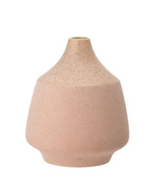 Bloomingville - Large Pink Stoneware Bud Vase