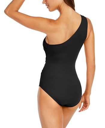 Michael Kors - Embellished One-Shoulder One-Piece Swimsuit