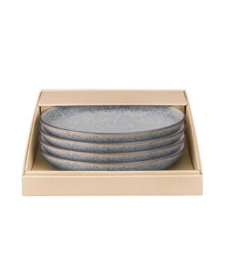 Studio Grey Medium Coupe Plates, Set of 4