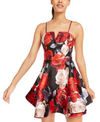 macys flare dresses