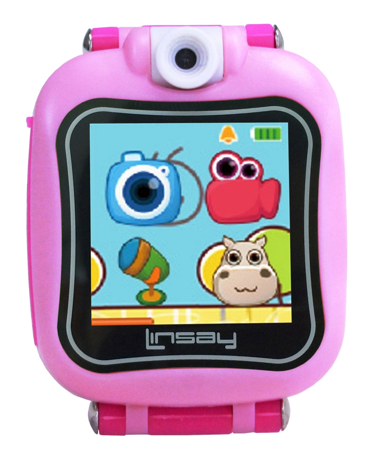 Linsay Kids Smart Watch Selfie Camera with Hd 90 Degreeswith Learning applications games for educational purposes and memory enhancement-