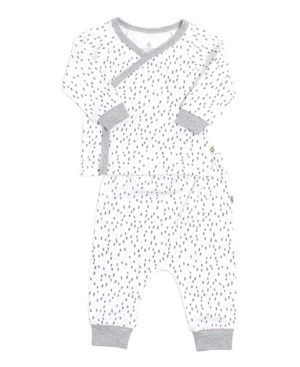 image of Gertex Snugabye Dream Infant Boys Kimono Top and Pant Play/Sleepwear Set