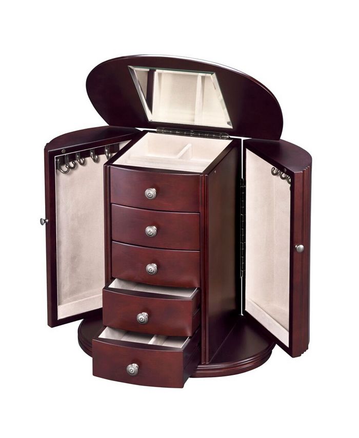 PKO Inc. Classic Wooden Jewelry Box Macy's
