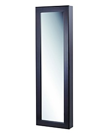 Wall Mounted Jewelry Armoire with Mirror