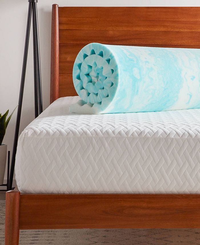 Lucid 2" Convoluted Gel Topper, King Macy's