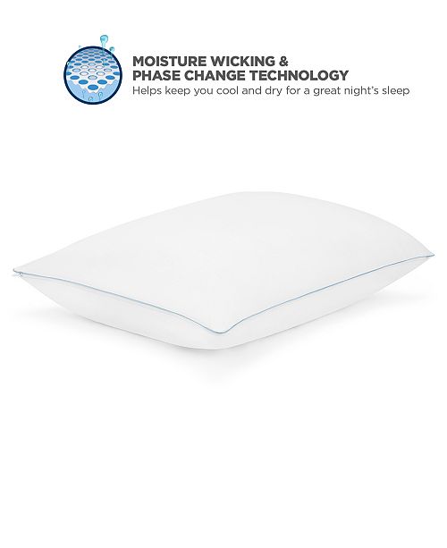 Great Sleep Twice Cool Premium Memory Foam Core King Pillow
