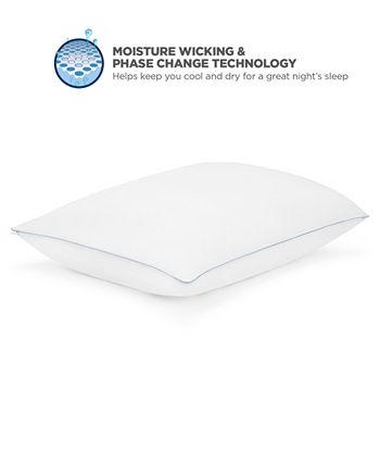 Great Sleep - Twice Cool Premium Memory Foam Core Standard/Queen Pillow