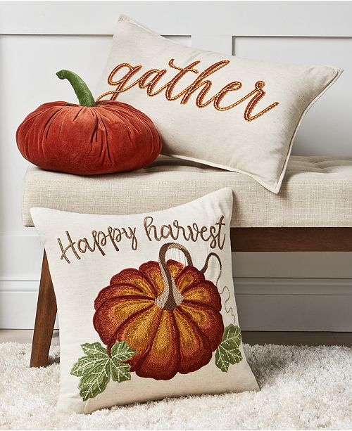 Martha Stewart Collection Harvest Decorative Pillow ...