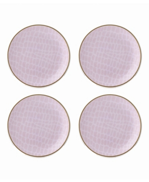 Twig New York Layla Tidbit Plates - Set Of 4 In Pink