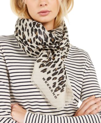 Weekend Max Mara Animal-Print Scarf - Macy's