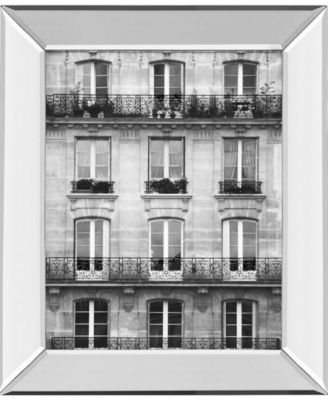 Across The Street Il by Laura Marshall Mirror Framed Print Wall Art - 22" x 26"