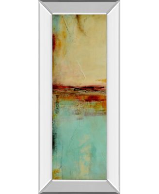 Eastside Story I by Erin Ashley Mirror Framed Print Wall Art - 18" x 42"