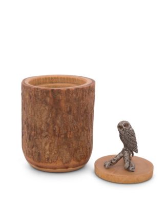 Owl Wood Canister