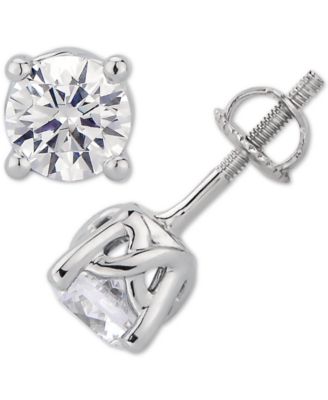 gia certified diamond stud earrings