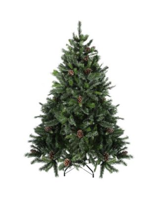 unlit artificial christmas tree