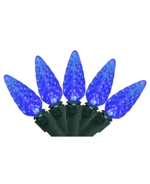 Northlight Set of 70 Blue Led C6 Christmas Lights - Green Wire