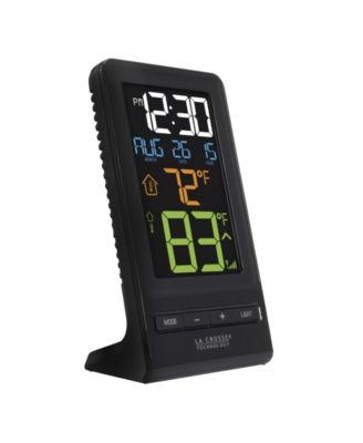 La Crosse Technology 308-1415 Digital Multi-Color LCD Wireless ...