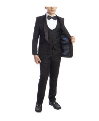 Toddler Boy's 5-Piece Slim Fit Shawl Tuxedo Set