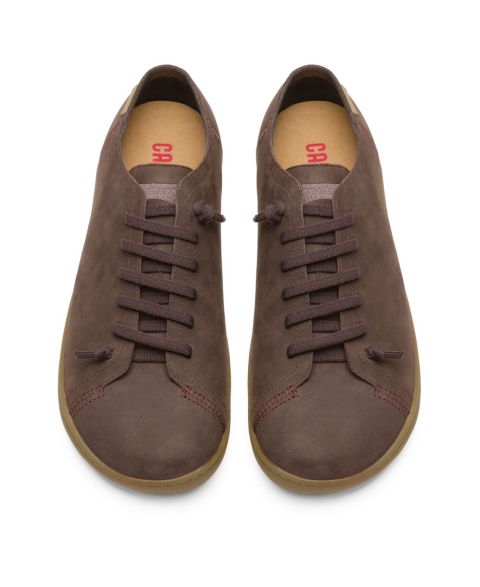 Мужские кроссовки Camper Peu Cami Leather, цвет: Коричневый