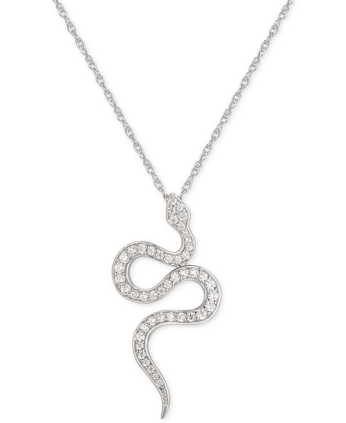 Giani Bernini 18K Gold Over Sterling Silver Necklace, 16 Thin Snake Chain Necklace