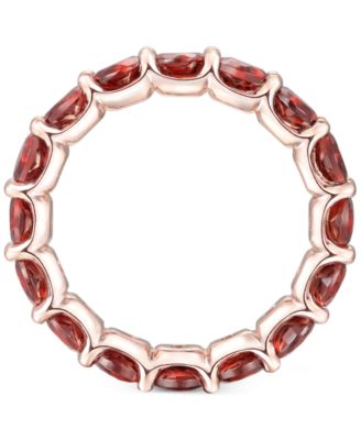 Rhodolite Garnet Band (1/2 c.t. t.w.) in Sterling Silver (Also Available In Citrine, Blue Topaz, Multi, Opal, and Amethyst)