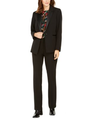 Nine West Single-Button Tuxedo Jacket 